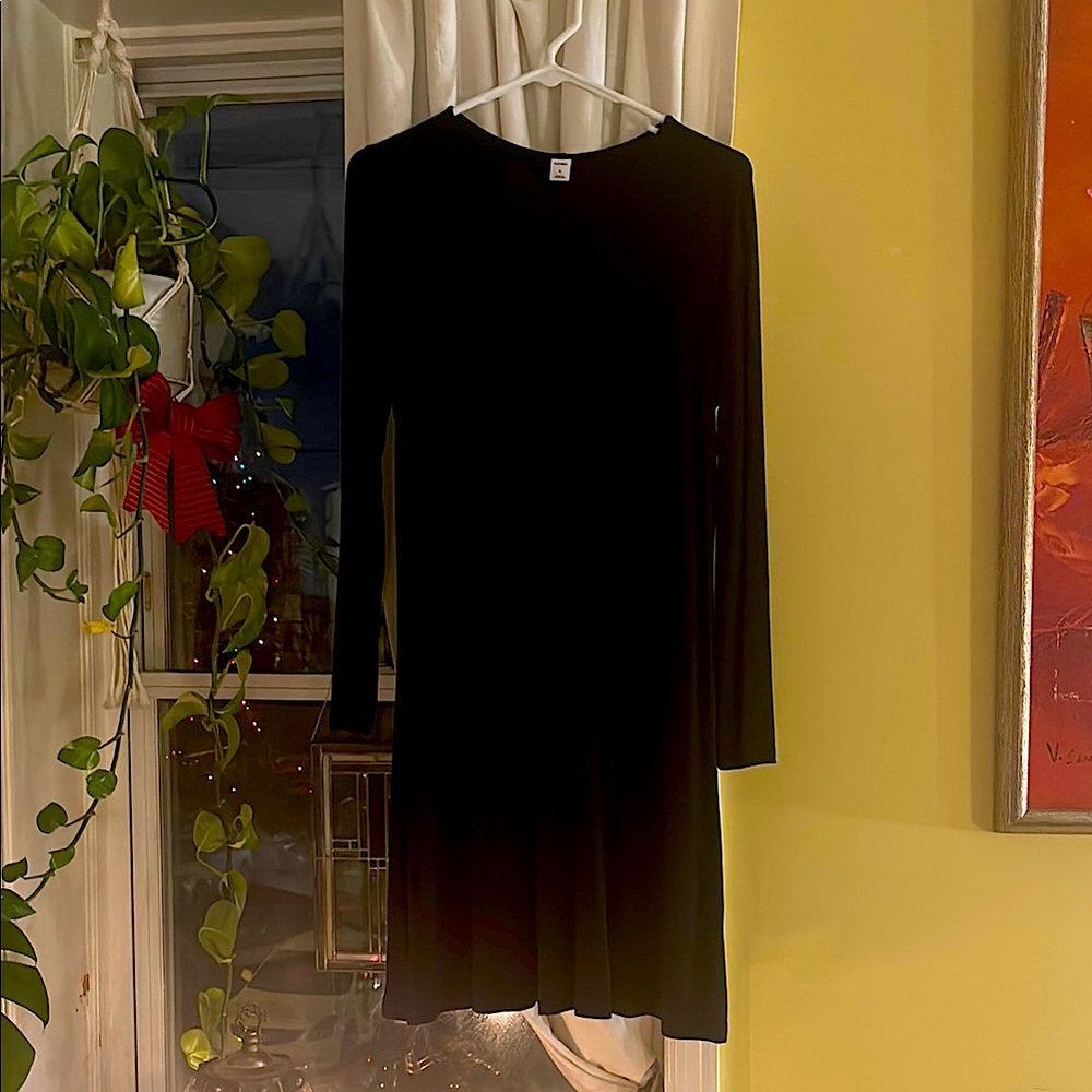 Old Navy Black Jersey Knit Dress